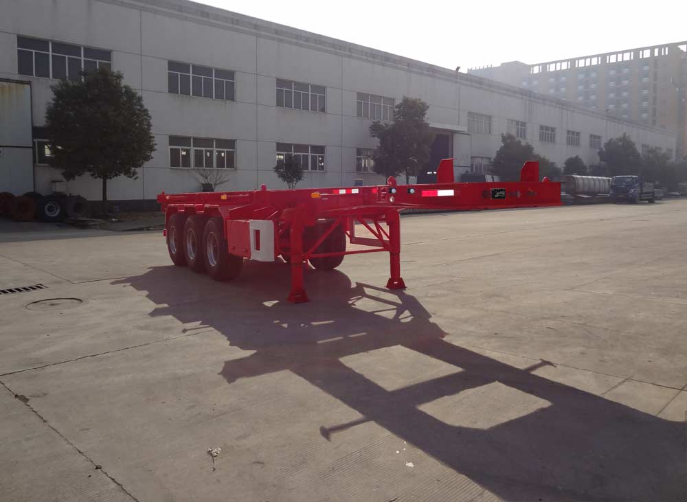 兴扬10.2米35吨3轴集装箱运输半挂车(XYZ9400TJZD)