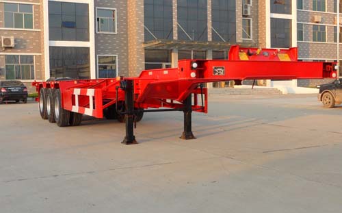 巨运12.5米35吨3轴集装箱运输半挂车(LYZ9401TJZ)