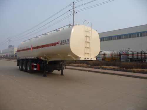 特运10.7米32.5吨3轴易燃液体罐式运输半挂车(DTA9401GRYD)