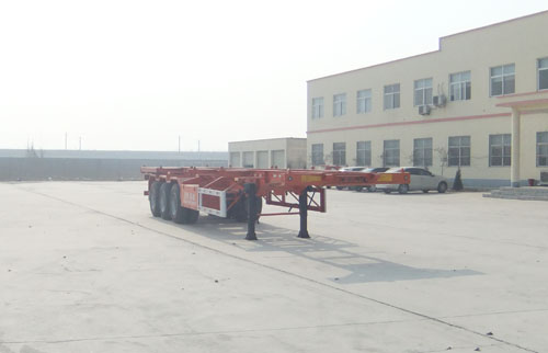 麟州10.5米34.5吨3轴集装箱运输半挂车(YDZ9404TJZ)