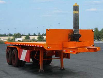 恩信事业8.7米28.5吨2轴平板自卸半挂车(HEX9351ZZXP)