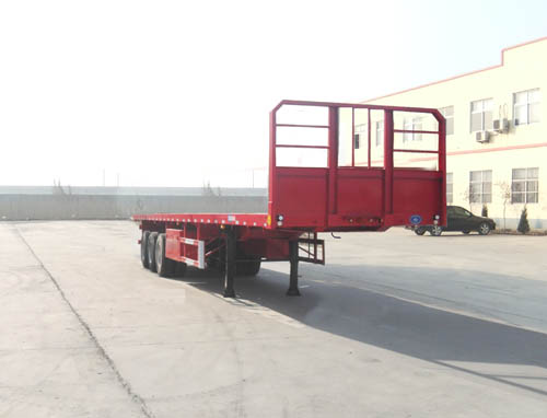 麟州11.5米34.4吨3轴平板运输半挂车(YDZ9402TPB)