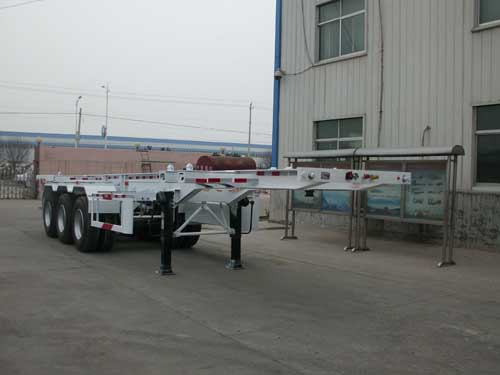 杨嘉10.5米34.5吨3轴集装箱运输半挂车(LHL9401TJZ)