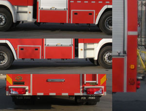 中卓时代牌ZXF5180GXFPM70泡沫消防车公告图片