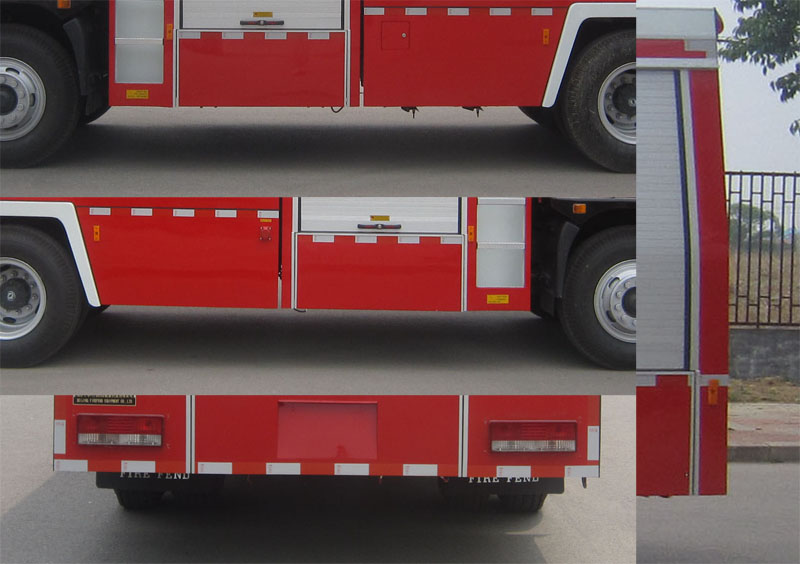 中卓时代牌ZXF5130TXFGF30干粉消防车公告图片