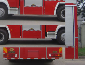 中卓时代牌ZXF5240TXFGF60干粉消防车公告图片