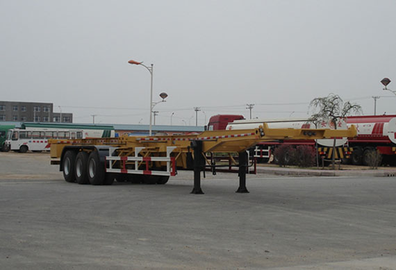 金碧15.2米31.8吨3轴集装箱运输半挂车(PJQ9404TJZ)