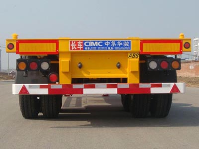 华骏ZCZ9350TJZHJC集装箱运输半挂车公告图片