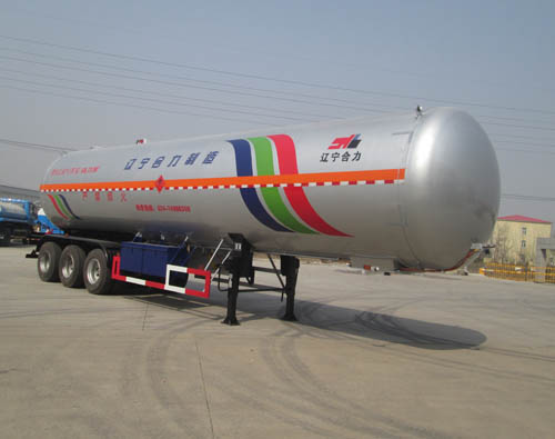 丹凌13米25.1吨3轴液化气体运输半挂车(HLL9405GYQB)