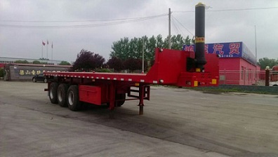 圣德10米32.5吨3轴平板自卸半挂车(ATQ9402ZZXP)