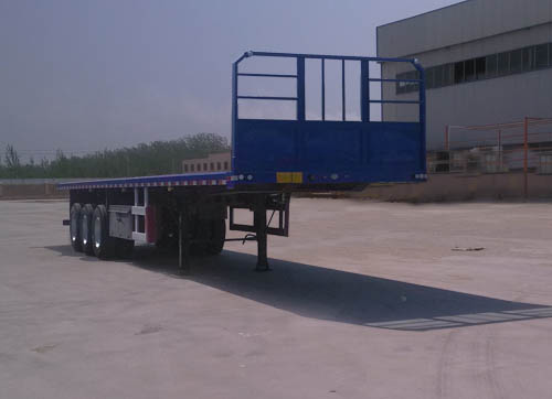 巨运13米34吨3轴平板运输半挂车(LYZ9400TPB)
