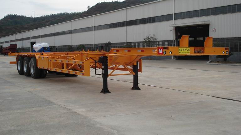 闽兴14.9米33.5吨3轴集装箱运输半挂车(FM9404TJZ)