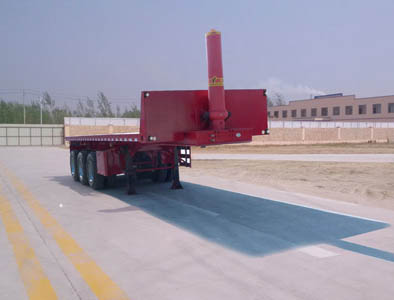 巨运9.5米32.9吨3轴平板自卸半挂车(LYZ9400ZZXP)