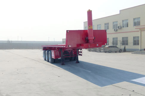 麟州9米33.5吨3轴平板自卸半挂车(YDZ9402ZZXP)