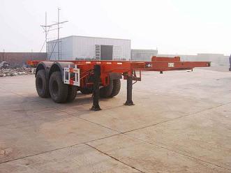 中商汽车7.3米31吨2轴集装箱运输半挂车(ZZS9351TJZG)