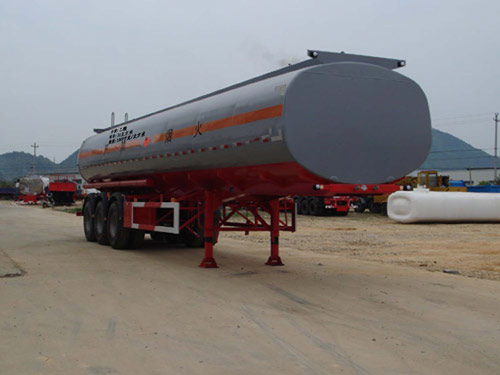 中商汽车11.2米31吨3轴化工液体运输半挂车(ZZS9405GHY)