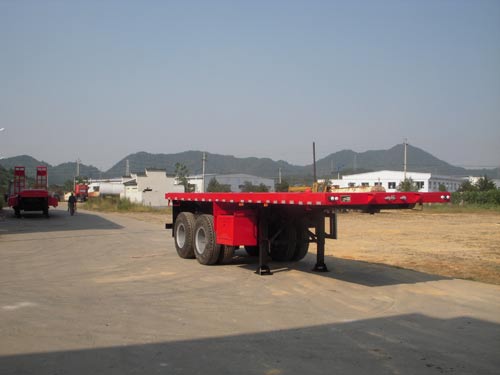 中商汽车8.2米30吨2轴平板半挂车(ZZS9352P)