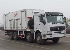 现场混装乳化炸药车