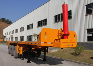 双亚龙9米34吨3轴平板自卸半挂车(FYL9400ZZXP)