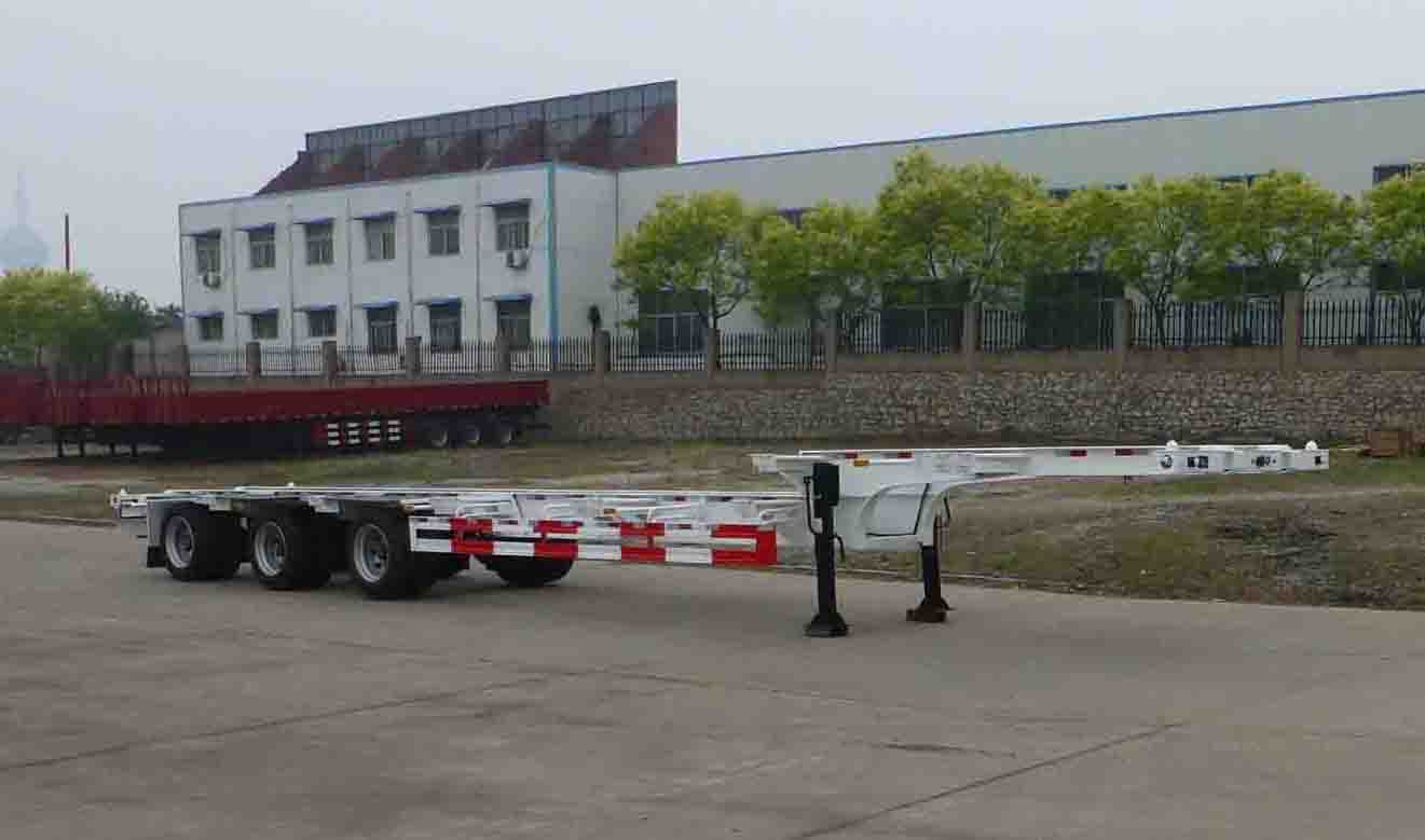 鲁峰14.9米33.5吨3轴集装箱运输半挂车(ST9406TJZ)