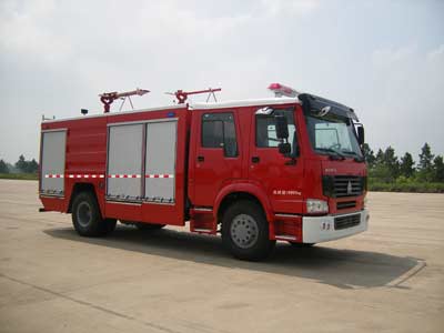 天河牌LLX5193TXFGP60H干粉泡沫联用消防车图片