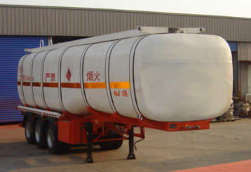 兴扬10.8米33.5吨3轴易燃液体罐式运输半挂车(XYZ9407GRY)