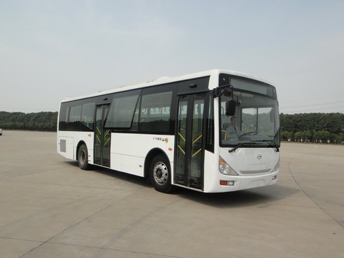广汽10.5米20-33座混合动力城市客车(GZ6102HEV)