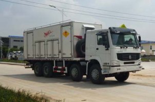 现场混装乳化炸药车