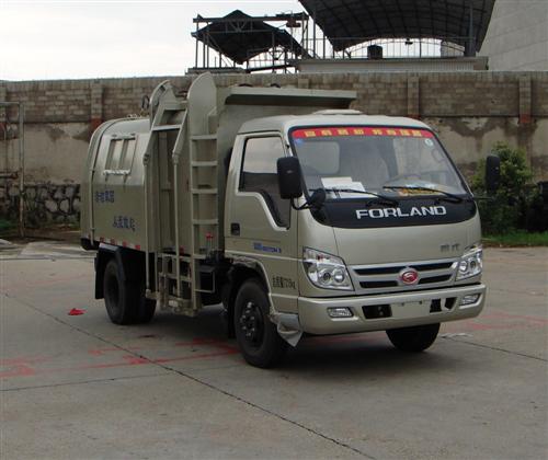 福田牌BJ5072ZLJ-G2自卸式垃圾车