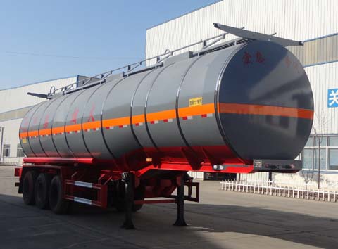 正康宏泰12.5米31吨3轴易燃液体罐式运输半挂车(HHT9403GRYA)
