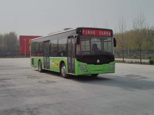 黄河10.5米10-37座混合动力城市客车(JK6109GPHEVN5)