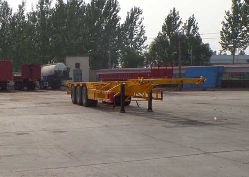 鲁郓万通12.5米34.1吨3轴集装箱运输半挂车(YFW9400TJZ)
