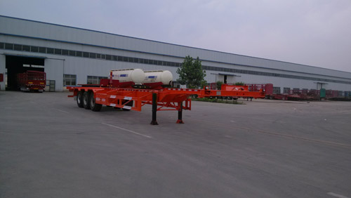 麟州15米34.5吨3轴集装箱运输半挂车(YDZ9405TJZ)