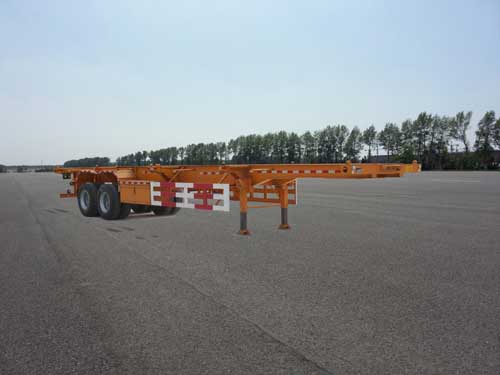 凯烁12.4米30.6吨2轴集装箱运输半挂车(KSQ9350TJZG)