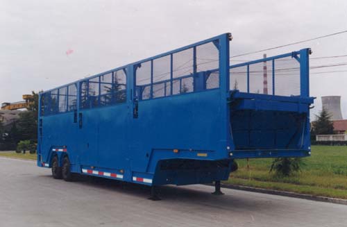 金鸽14.3米7.4吨2轴车辆运输半挂车(YZT9161TCLB1)
