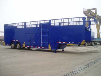 金鸽14.3米7.2吨2轴车辆运输半挂车(YZT9162TCL)