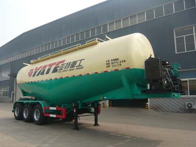 亚特重工10.5米32.2吨3轴中密度粉粒物料运输半挂车(TZ9407GFLA)