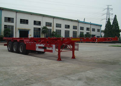 速通12.4米33吨3轴集装箱运输半挂车(PDZ9402TJZ)