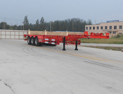 巨运14米34.1吨3轴集装箱运输半挂车(LYZ9403TJZ)