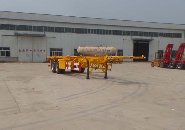 鲁郓万通12.4米30.5吨2轴集装箱运输半挂车(YFW9350TJZ)