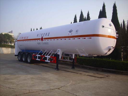 宏图13米25吨3轴低温液体运输半挂车(HT9406GDYB)