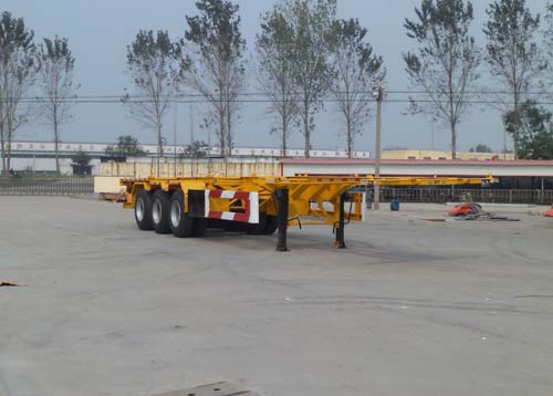 鲁郓万通12.4米34吨3轴集装箱运输半挂车(YFW9401TJZ)
