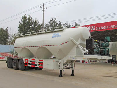 程力威12.1米29.7吨3轴中密度粉粒物料运输半挂车(CLW9403GFL)