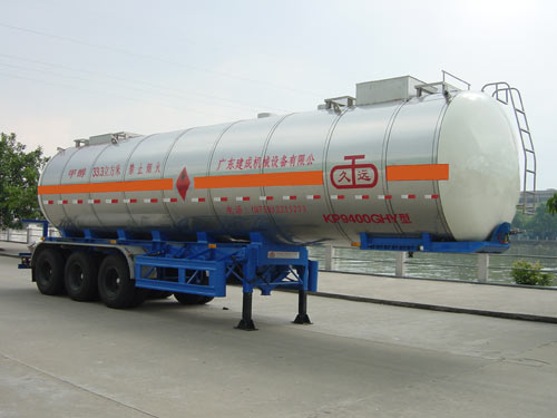 久远11.6米26吨3轴化工液体运输半挂车(KP9400GHY)