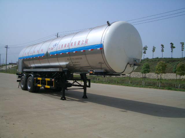 五峰10.8米20.5吨2轴低温液体运输半挂车(JXY9344GDY)