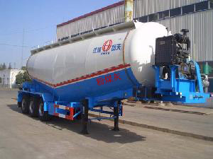 江淮扬天10.5米30吨3轴粉粒物料运输半挂车(CXQ9406GFL)