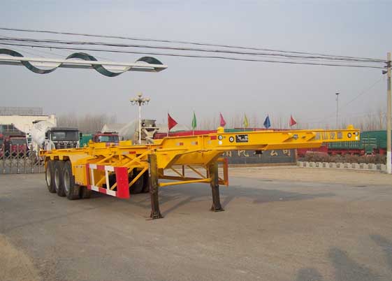 萌山12.6米34吨3轴集装箱运输半挂车(MSC9401TJZG)