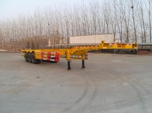 齐鲁中亚14.9米34.2吨3轴集装箱运输半挂车(DEZ9401TJZ)
