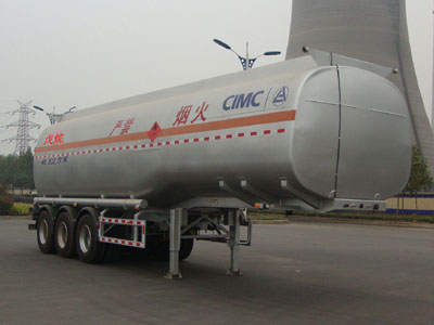 凌宇11米30吨3轴易燃液体罐式运输半挂车(CLY9404GRYA)