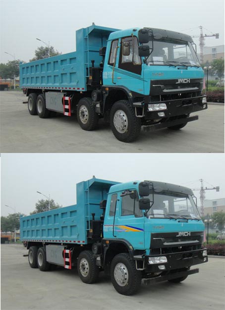 SXQ3310G5N3-5 江铃280马力前四后八LNG7.2米国五自卸汽车图片